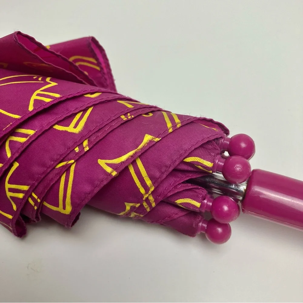 90s Vintage Rugrats Kids Umbrella 1998 Viacom Pink Parapluie Les Razmoket - Picture 5 of 17